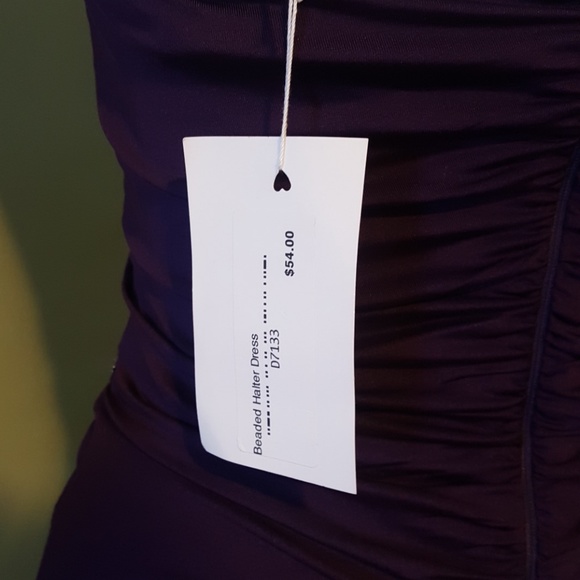 NWT Nikibiki Beaded Halter Dress - Picture 4 of 5